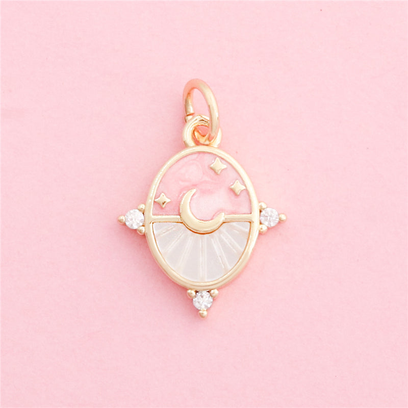 Brass Charms Pendants Accessories 15x18mm 10pcs