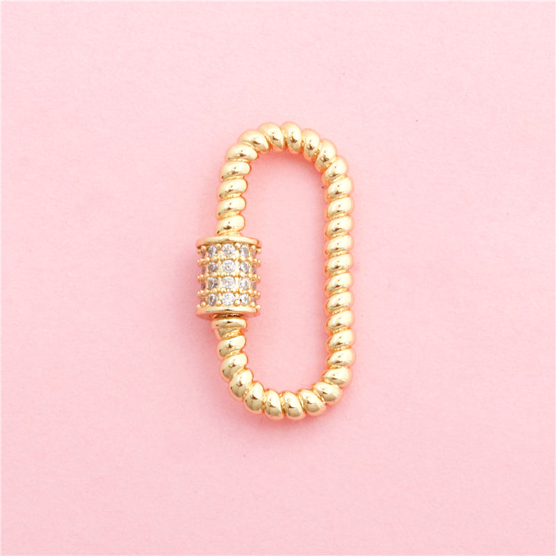 Acessórios para esticadores de anel de latão 15x29mm 10pcs