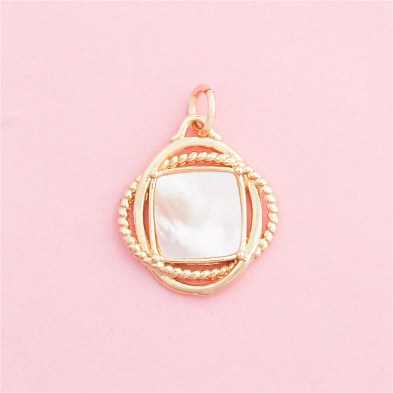 Brass Charms Pendants Accessories 16x18mm 10pcs