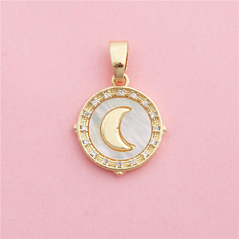 Accesorios para colgantes con dijes de latón 16x18 mm 10 piezas