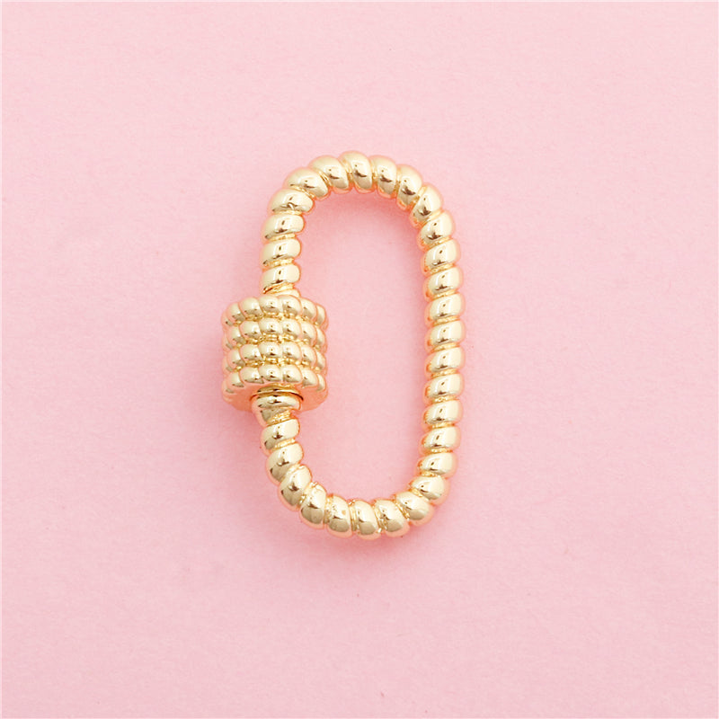 Acessórios para esticadores de anel de latão 17x28mm 10pcs