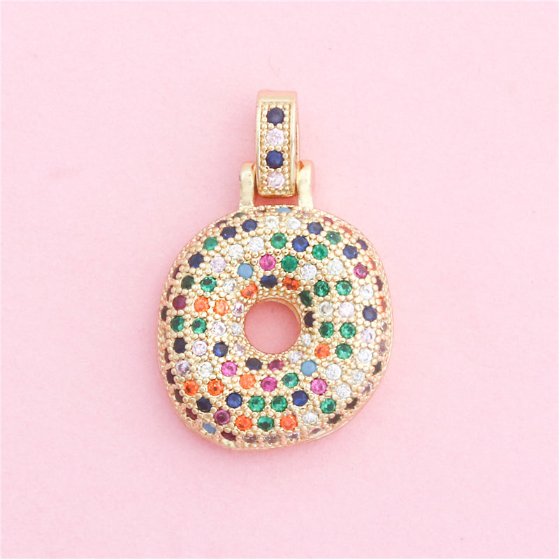 Brass Letter O Charms Pendants Accessories 19x29mm 10pcs