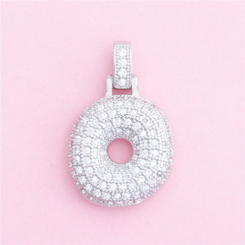 Messing Buchstabe O Charms Anhänger Zubehör 19x29mm 10St