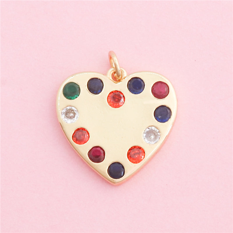 Messing Charms Anhänger Zubehör 20x20mm 10St