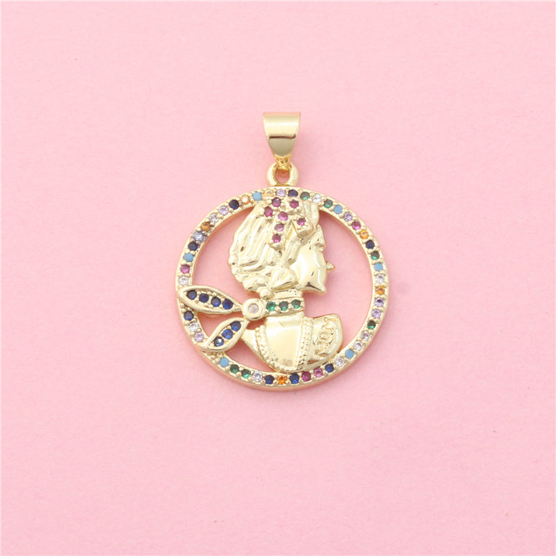 Accesorios para colgantes con dijes de latón 20x22 mm 10 piezas