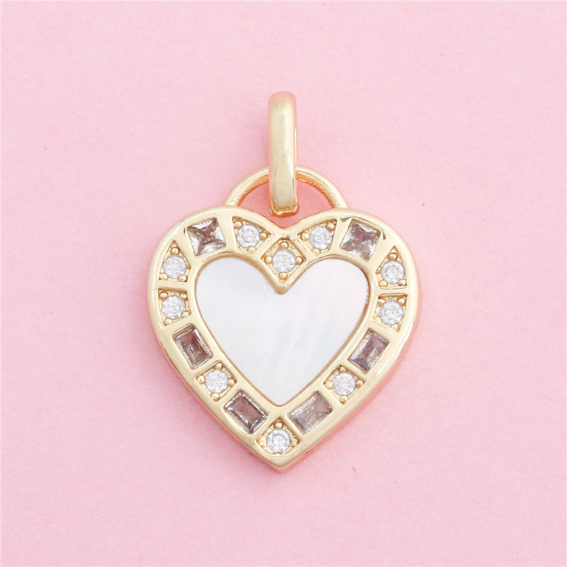 Messing Charms Anhänger Zubehör 20x23mm 10St