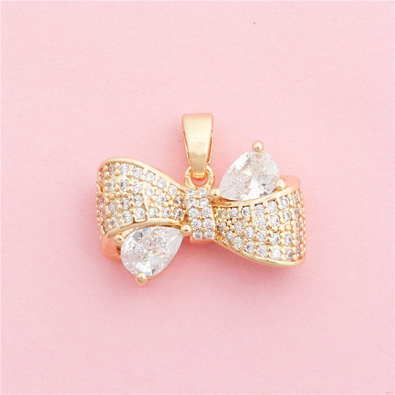 Messing Fliege Charms Anhänger Zubehör 22x14mm 10Stk