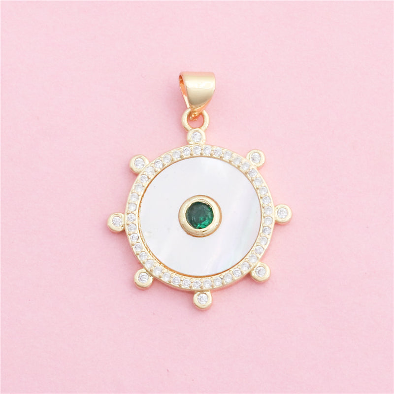 Messing Charms Anhänger Zubehör 22x25mm 10St