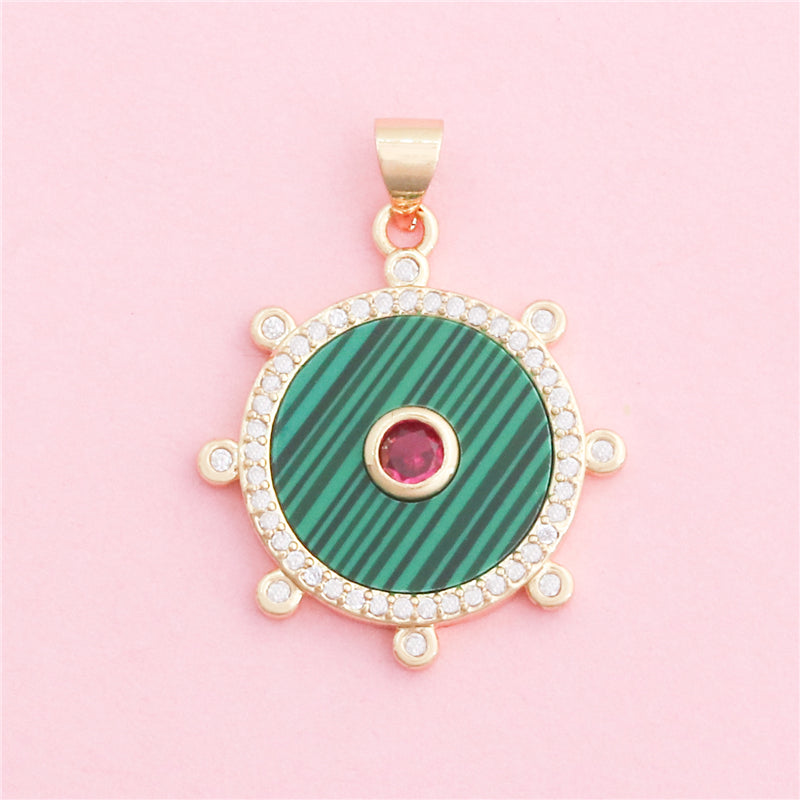 Messing Charms Anhänger Zubehör 22x25mm 10St