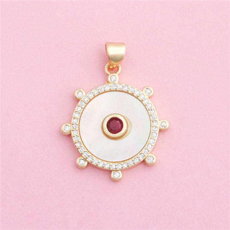 Messing Charms Anhänger Zubehör 22x25mm 10St