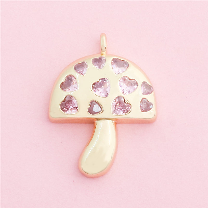 Dijes de latón para colgantes, accesorios, 22 x 30 mm, 10 unidades