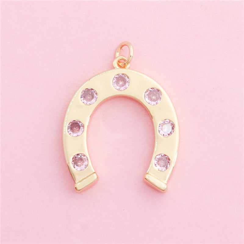 Acessórios para pingentes de amuletos de latão 23x27mm 10pcs