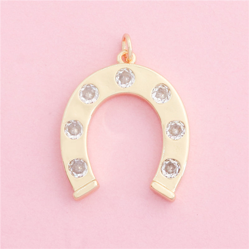 Messing Charms Anhänger Zubehör 23x27mm 10St