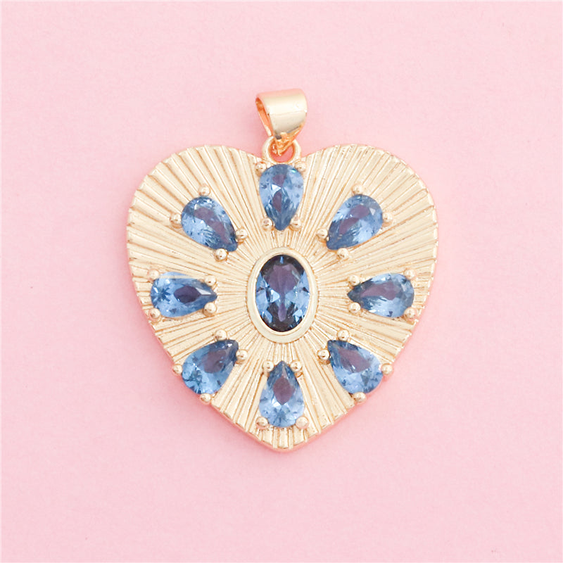 Подвески-шармы из латуни, аксессуары 28x29 мм, 10 шт.