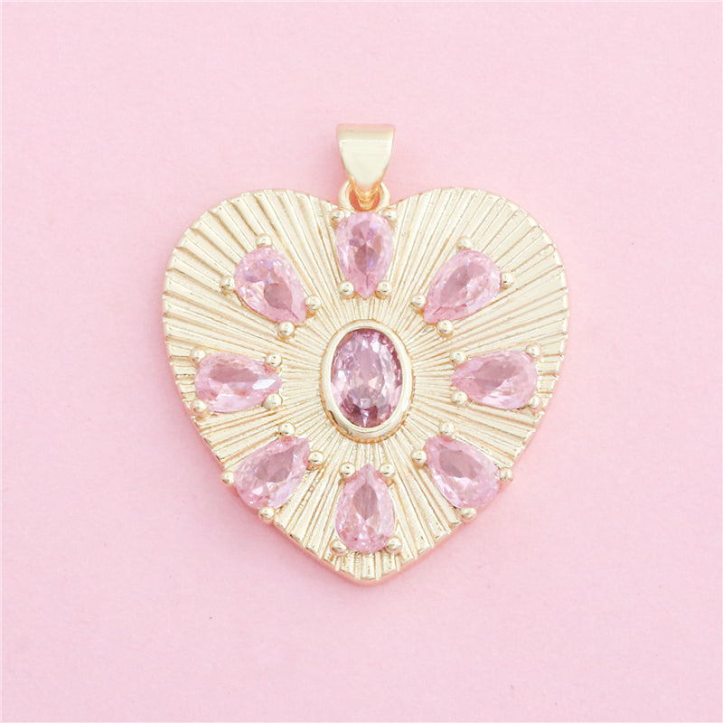 Messing Charms Anhänger Zubehör 28x29mm 10St