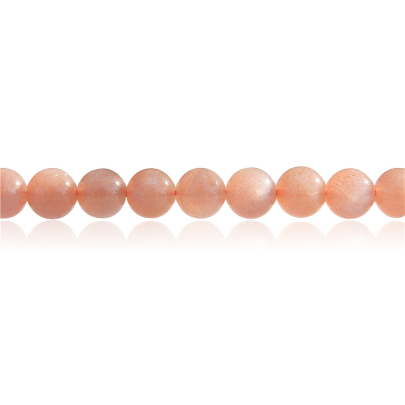 Natural Sunstone Beads Round 6mm Hole 0.8mm about 65pcs 39cm strand