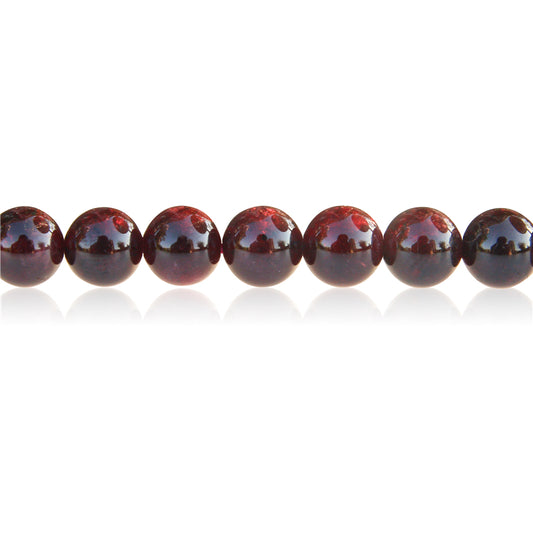 Natural Garnet Beads Round 6mm Hole 0.8mm about 65pcs 39cm strand