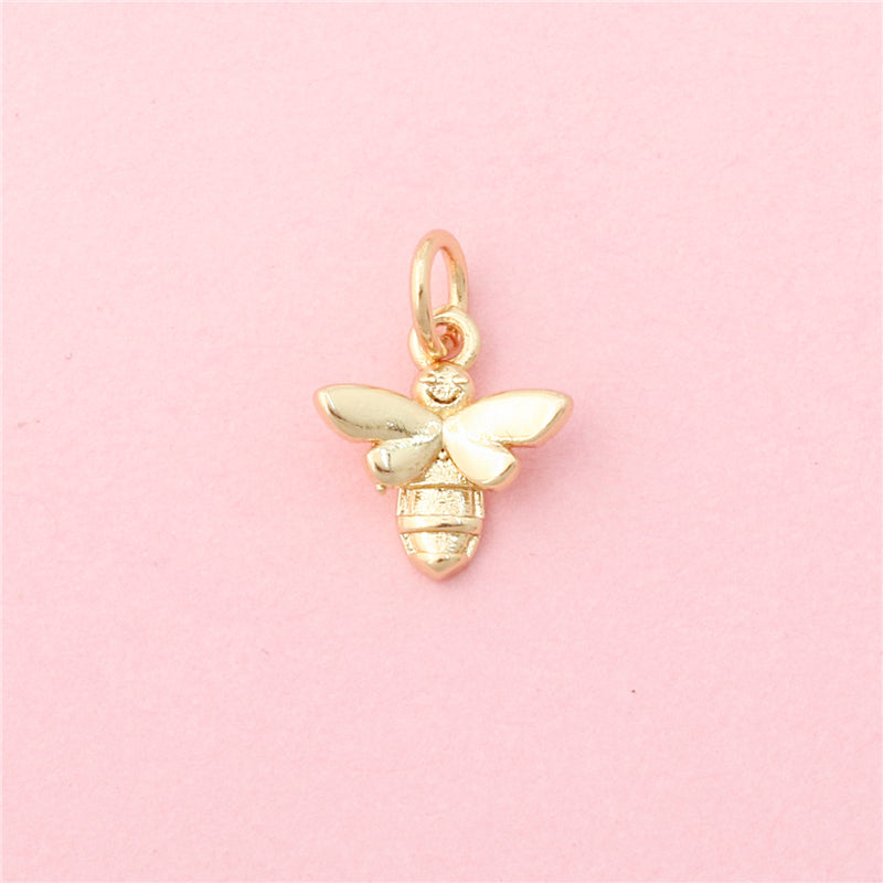 Brass Charms Pendants Accessories Butterfly Shape 10x12mm 10pcs