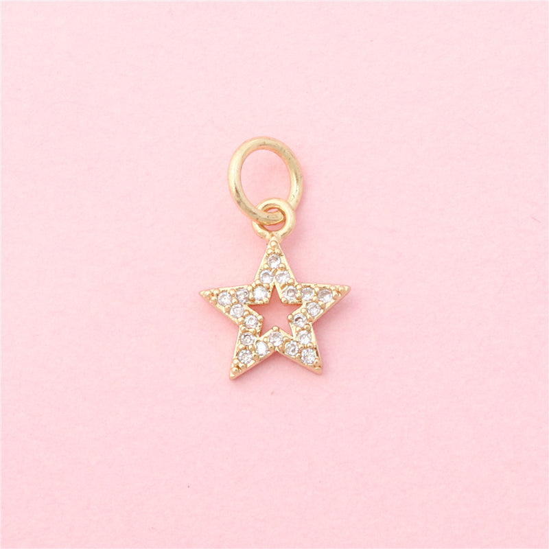 Pendenti Charms in Ottone Accessori 10x12mm 10pz