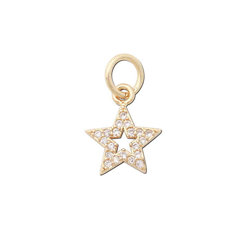 Pendenti Charms in Ottone Accessori 10x12mm 10pz