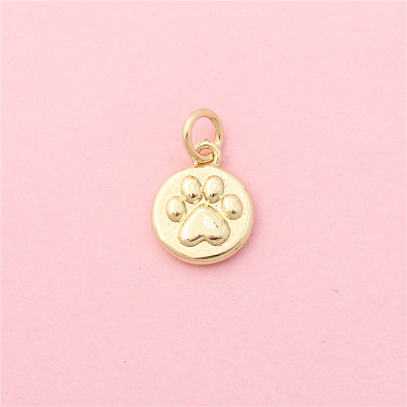 Brass Charms Pendants Accessories 10x12mm 10pcs