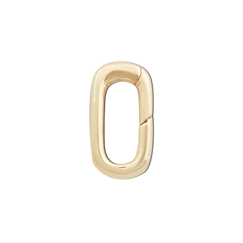 Brass Ring Spring Buckle Accessories 8x20mm 10pcs