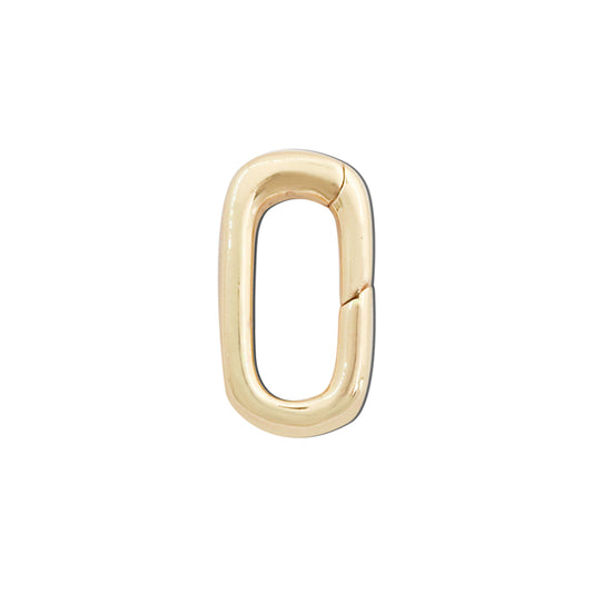 Brass Ring Spring Buckle Accessories 8x20mm 10pcs