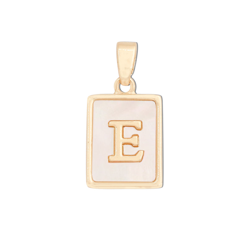 Brass Letter E Charms Pendants Accessories 12x18mm 10pcs