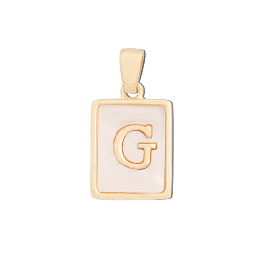 Pendentifs breloques en laiton lettre G accessoires 12x18mm 10pcs