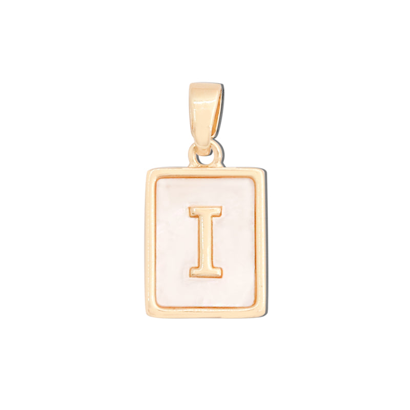 Подвески-шармы в виде буквы I из латуни, аксессуары 12x18 мм, 10 шт.