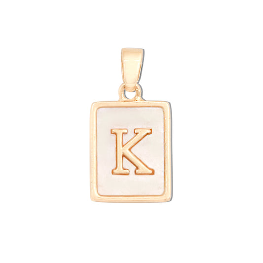 Messing Buchstabe K Charms Anhänger Zubehör 12x18mm 10St