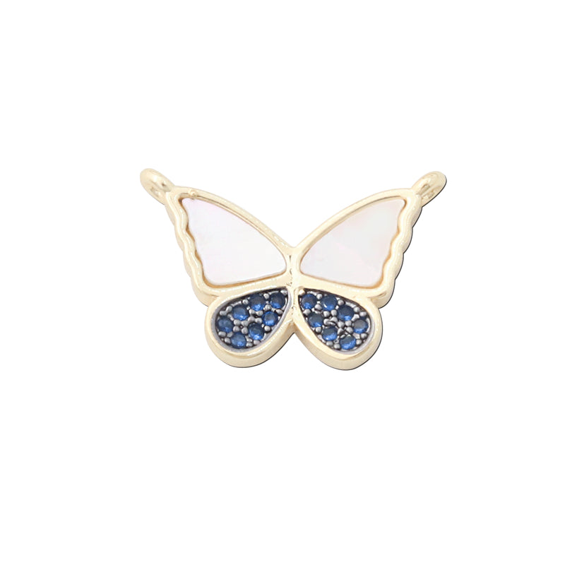 Connecteurs en Laiton Pendentifs Accessoires Forme Papillon 12x19mm 10pcs