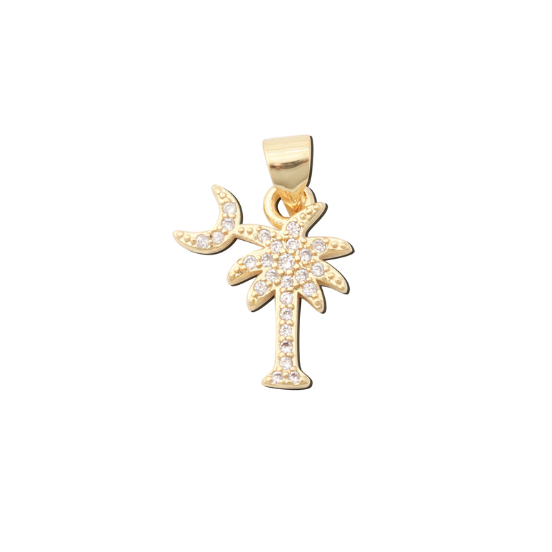 Pendenti Charms in Ottone Accessori 13x16mm 10pz