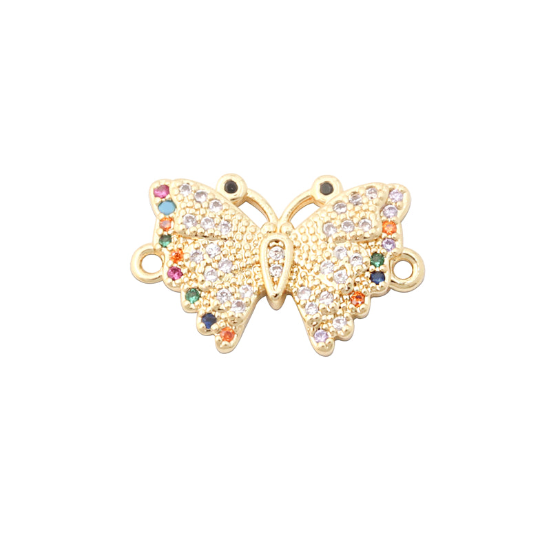 Connecteurs en Laiton Pendentifs Accessoires Forme Papillon 13x20mm 10pcs