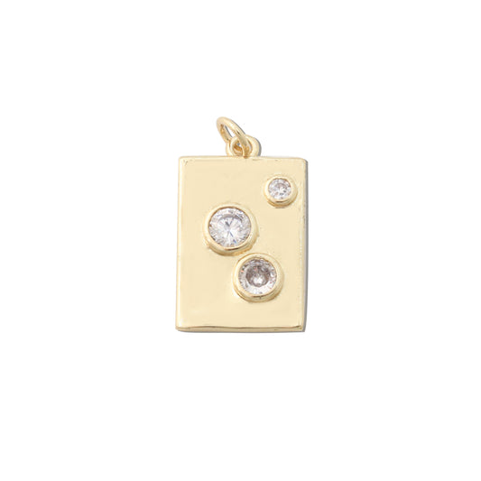 Pendenti Charms in Ottone Accessori 13x22mm 10pz