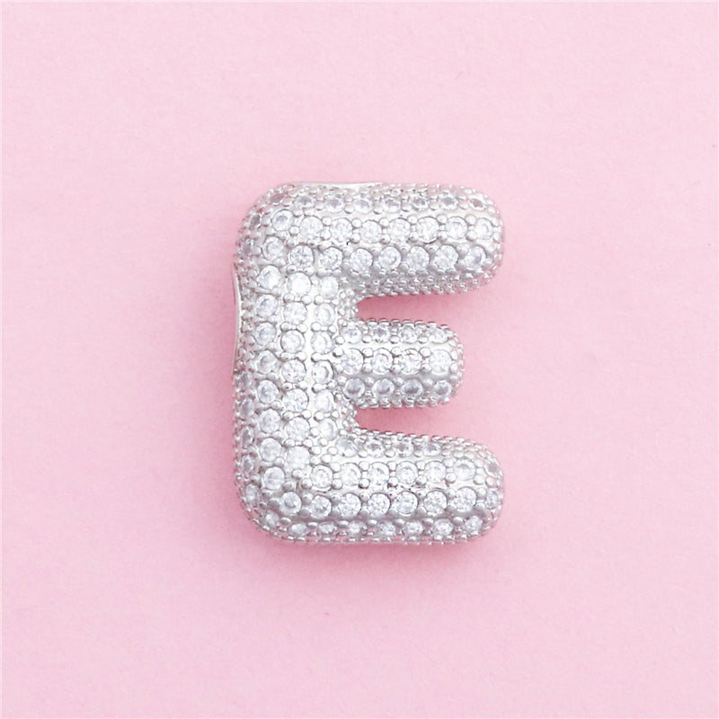 Messing Buchstabe E Charms Anhänger Zubehör 15x20mm 10St