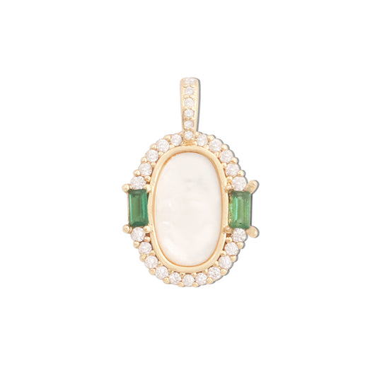 Brass Charms Pendants Accessories 15x23mm 10pcs