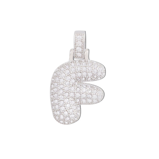 Pendentifs breloques en laiton lettre F accessoires 16x28mm 10pcs