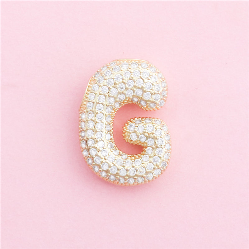 Pendentifs breloques en laiton lettre G accessoires 16x22mm 10pcs