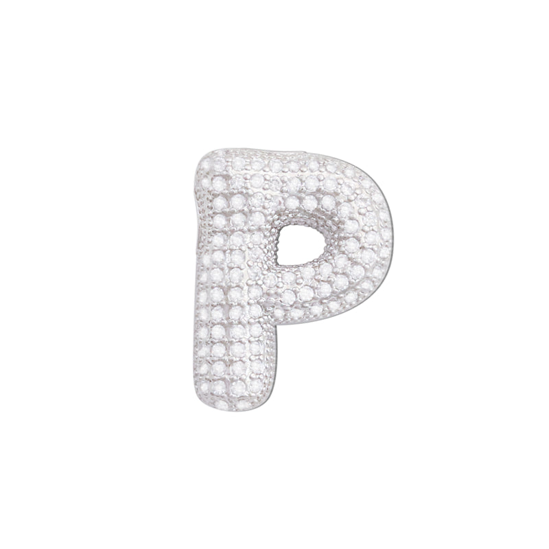 Pendentifs breloques en laiton lettre P accessoires 16x22mm 10pcs
