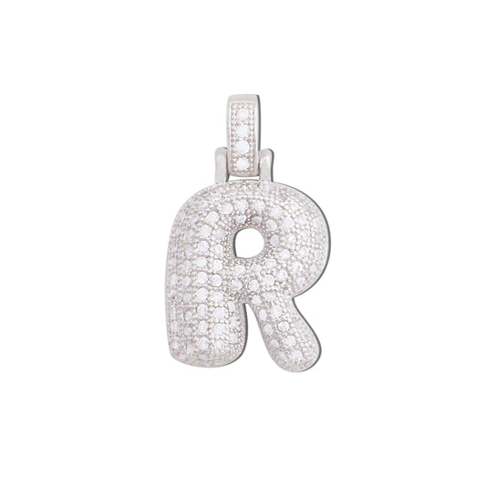 Messing Buchstabe R Charms Anhänger Zubehör 17x28mm 10St