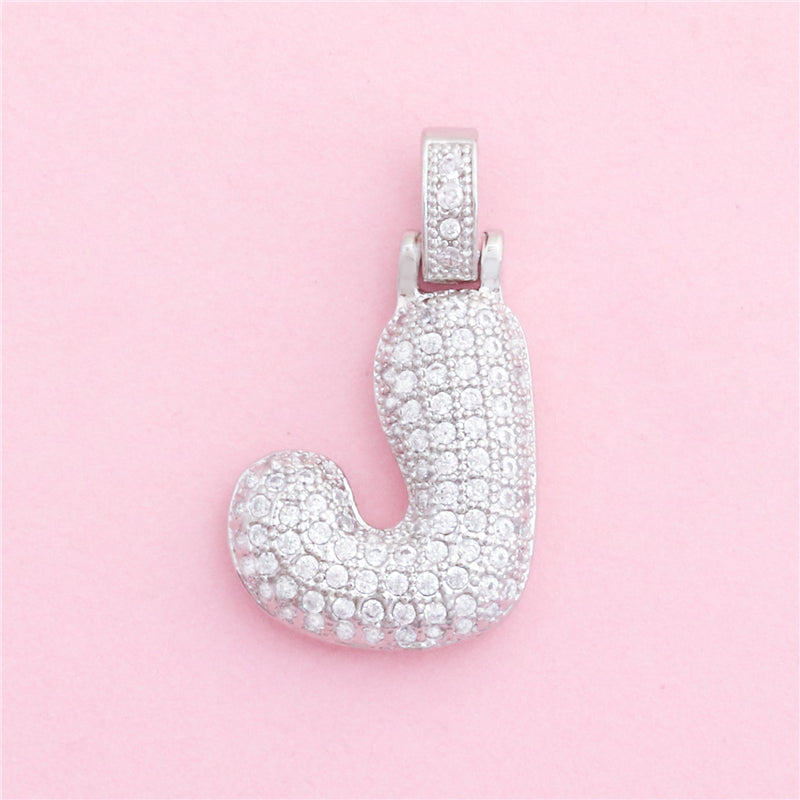 Pendentifs breloques en laiton lettre J accessoires 17x29mm 10pcs