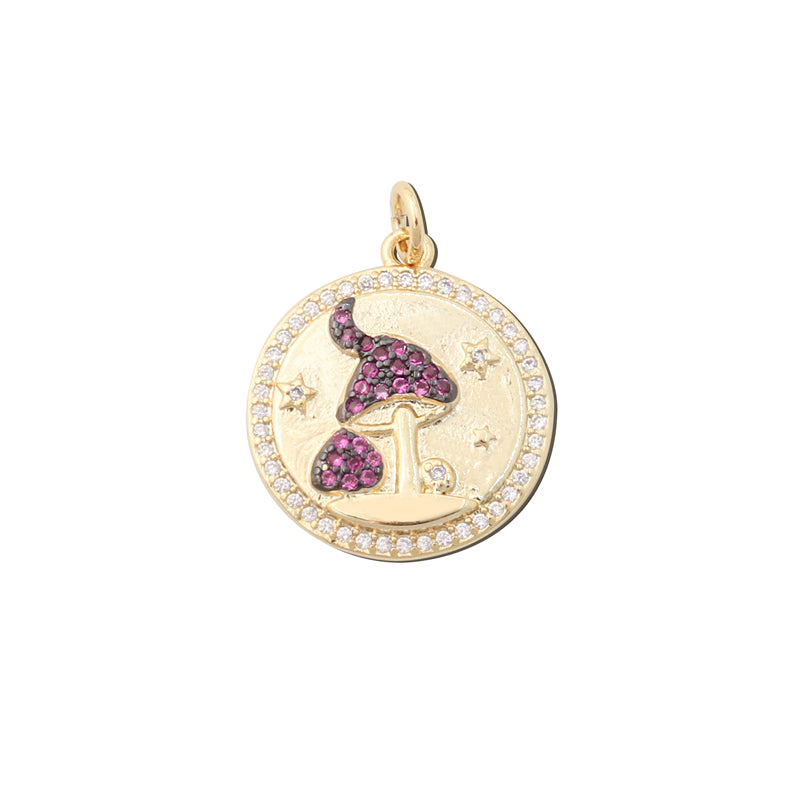 Pendenti Charms in Ottone Accessori 18x20mm 10pz