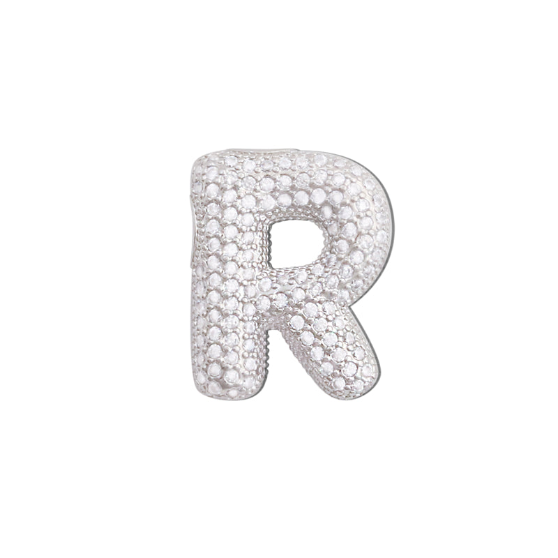 Подвески-шармы в виде буквы R из латуни, аксессуары 18x22 мм, 10 шт.