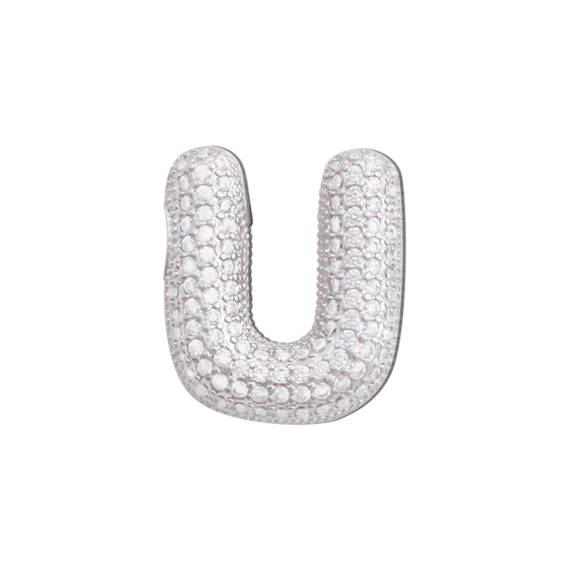 Messing Buchstabe U Charms Anhänger Zubehör 18x22mm 10St