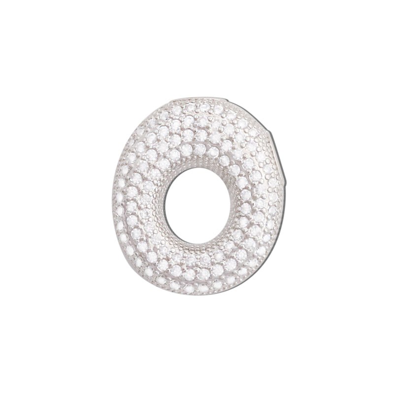 Pendentifs breloques en laiton lettre O accessoires 19x22mm 10pcs