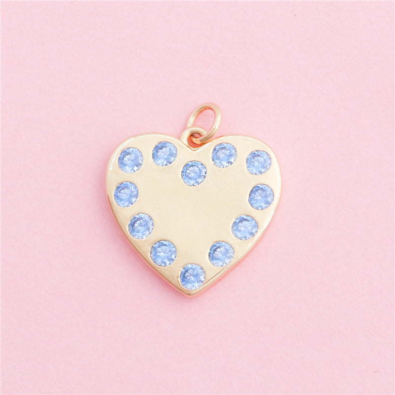 Messing Charms Anhänger Zubehör 20x20mm 10St