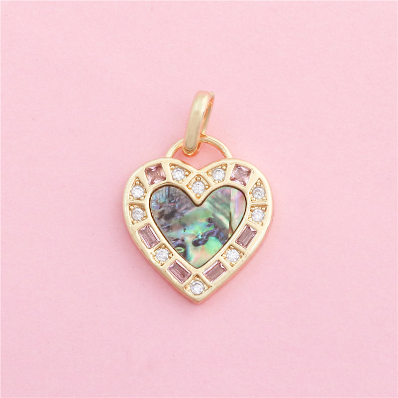 Messing Charms Anhänger Zubehör 20x23mm 10St