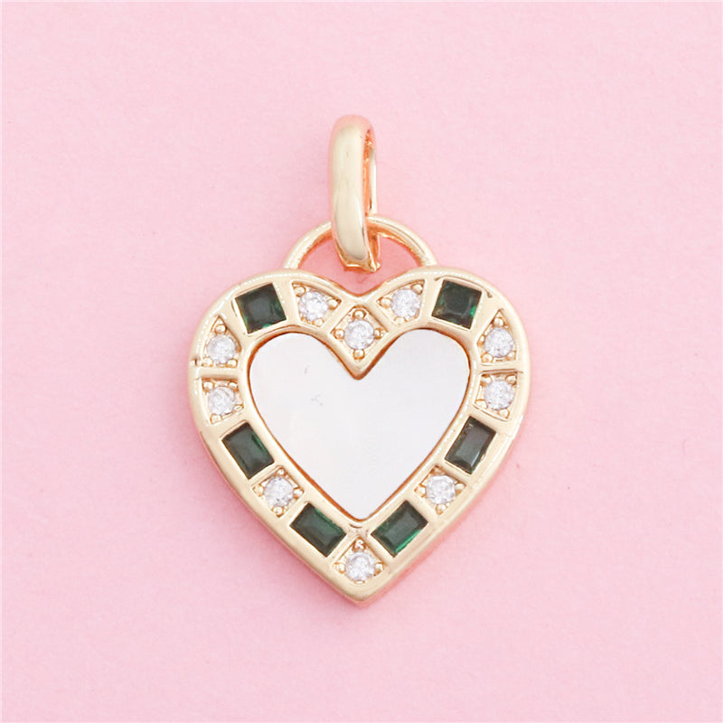 Messing Charms Anhänger Zubehör 20x23mm 10St