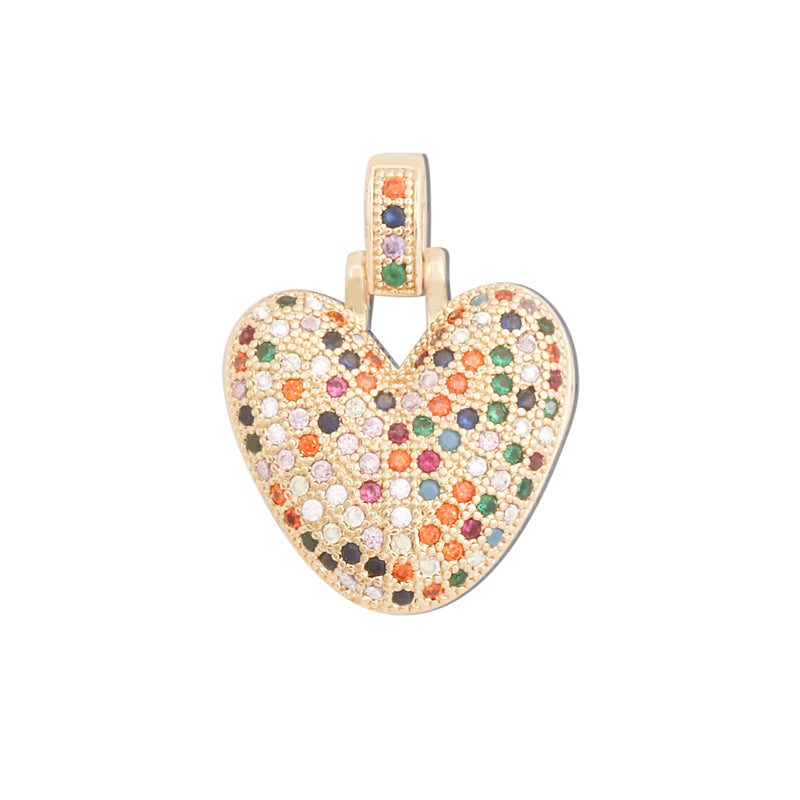 Acessórios de pingentes de encantos de letra V de latão 20x27mm 10pcs